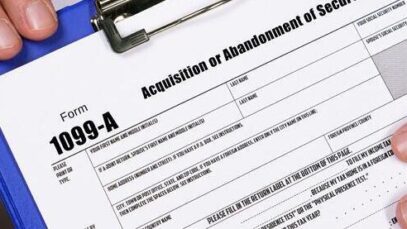 1099A Acquisition or Abandonment of Secured Property