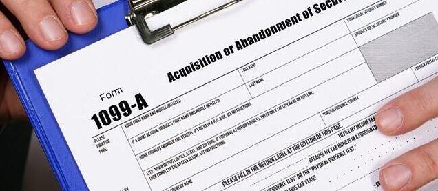 1099A Acquisition or Abandonment of Secured Property