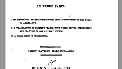 CLERKES PRACTICE 1809