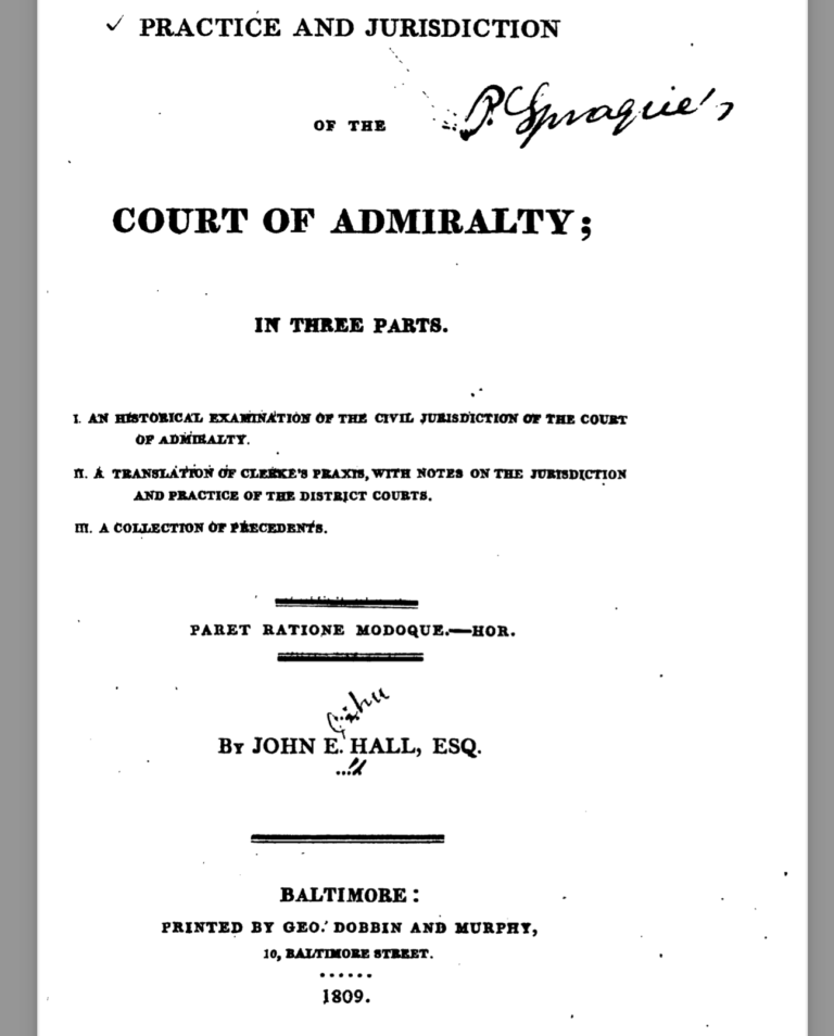 CLERKES PRACTICE 1809