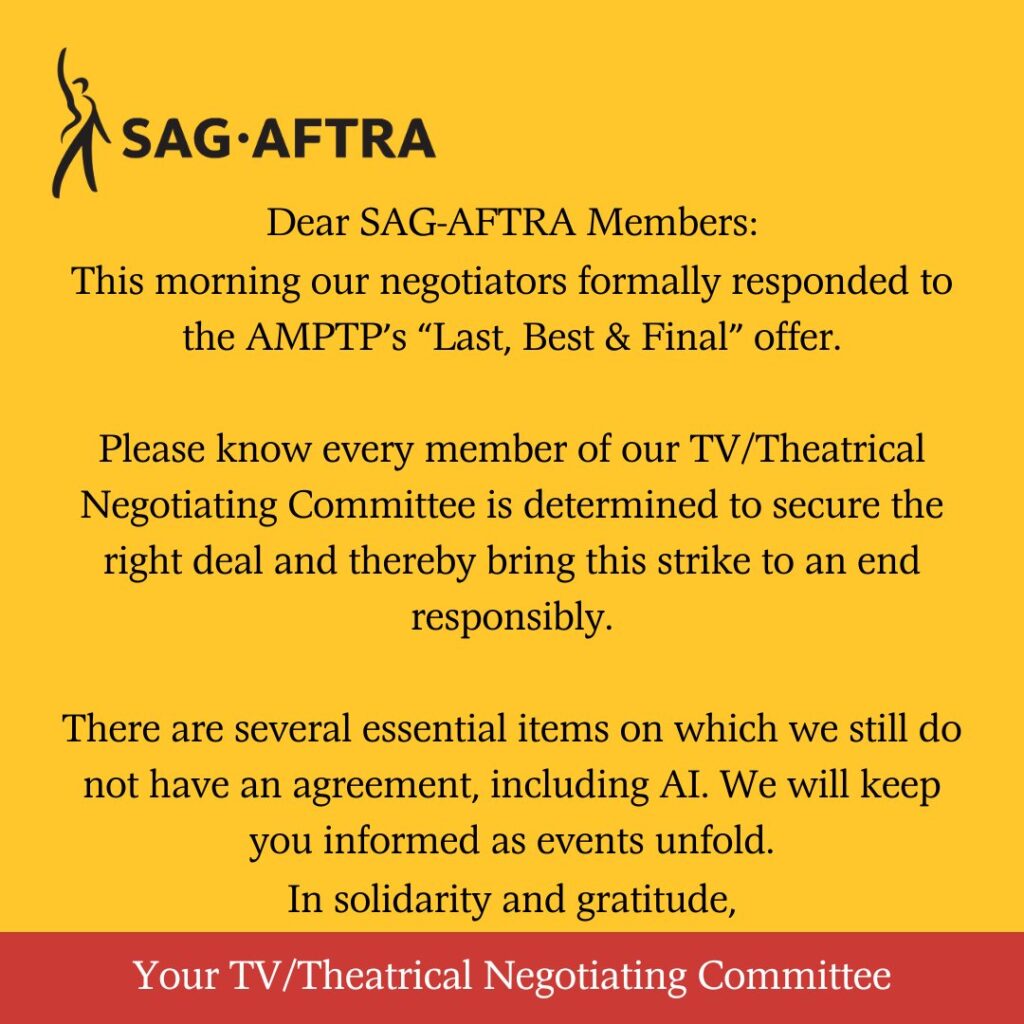 sagaftra reponds to AMPTP