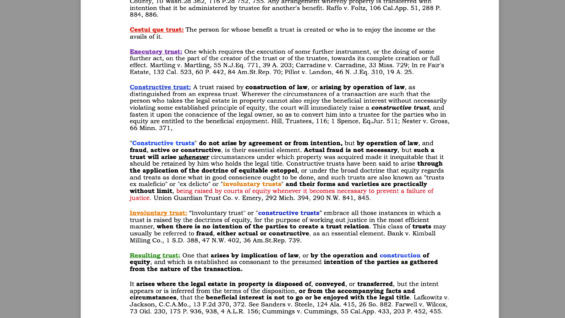 Everything is a Trust Birth Certificate Drivers License Deeds Mortgages Loans Credit Cards