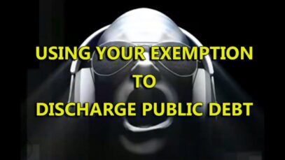 USING YOUR EXEMPTION TO DISCHRGE DEBT