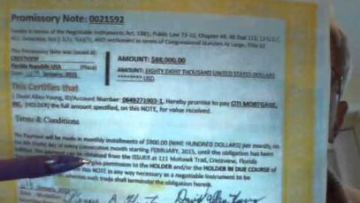 A Little Promissory Note or CAP Security Pays Mortgage in 14 days