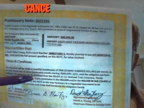 A Little Promissory Note or CAP Security Pays Mortgage in 14 days