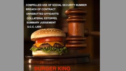 Pending $1.9 Billion Judgment Against Burger King for illegal Compulsion of Social Security Numbers