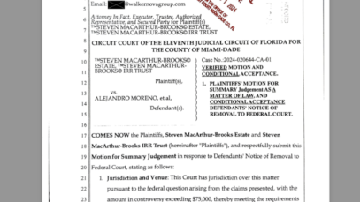 SDCCU and SHEPPARD MULLIN Hit with $2.975 Billion Motion:Demand for Summary Judgement as a matter of law